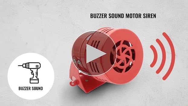 Amazon.com: Shopcorp Motor Horn Buzzer Siren 12V Decibel Security